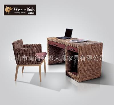 織布鳥-藤家具-藤藝家具-藤椅-藤沙發(fā)-藤編家具- 瑪奇書桌